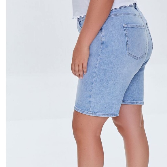 Denim Bermuda Shorts - Picture 4 of 5